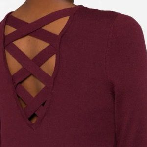 Love Ellie Sweater | Maroon | Size LG